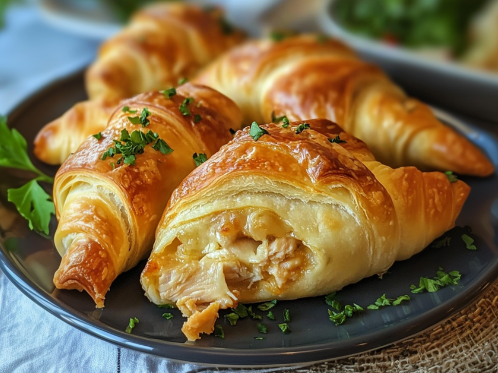 Chicken Stuffed Crescent Rolls