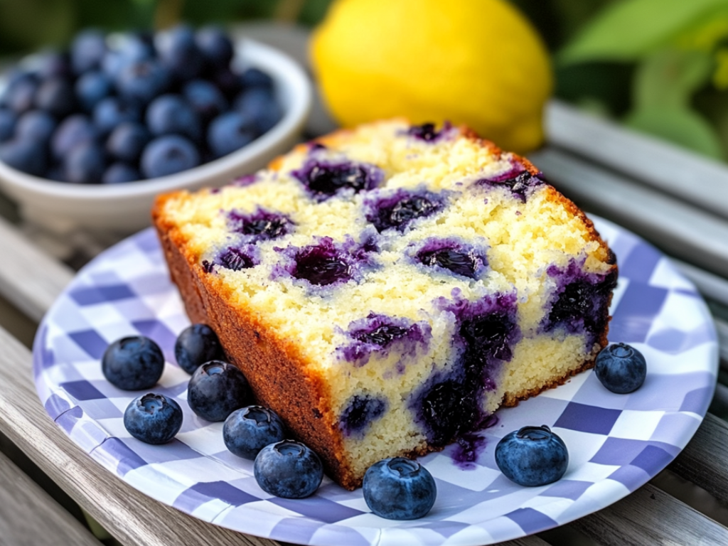 Lemon Blueberry Yogurt Loaf