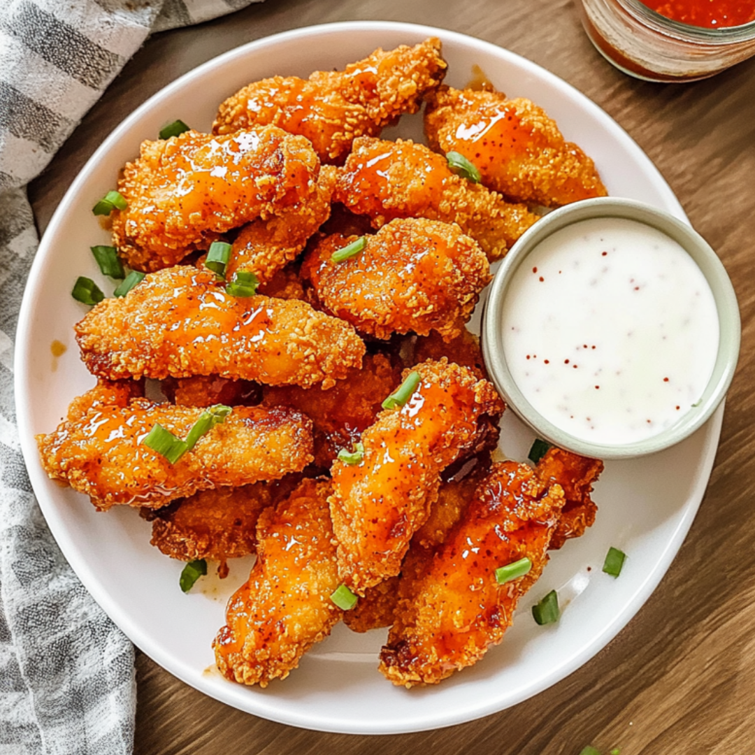 Crispy Baked Honey Buffalo Chicken