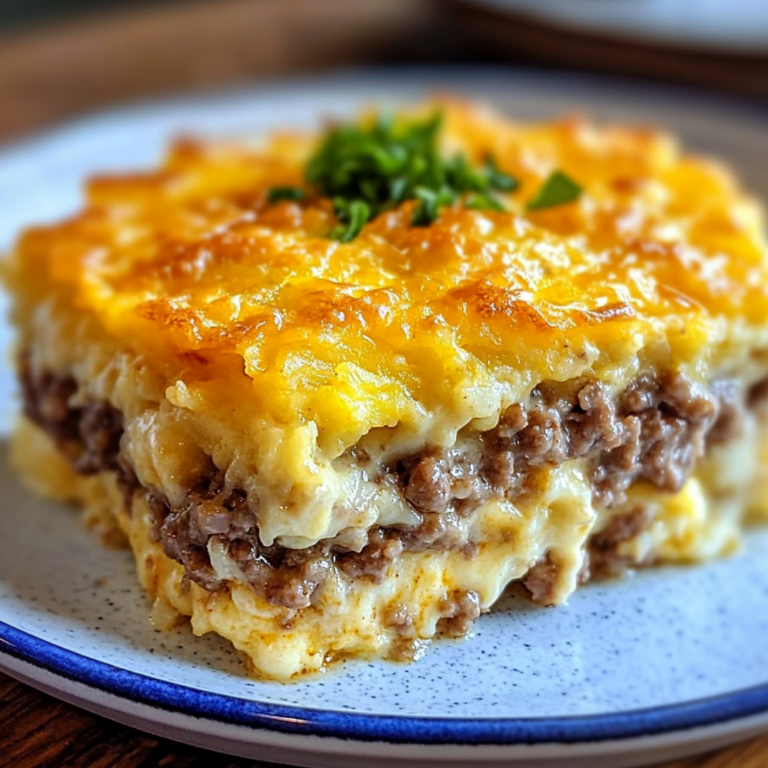 Hamburger Hash Brown Casserole