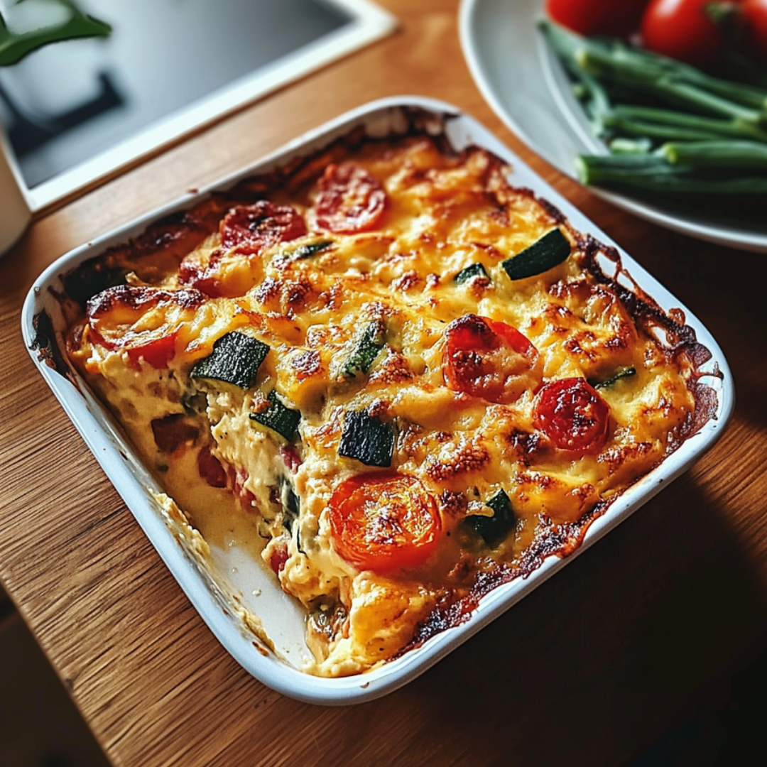 Cottage Cheese and Veggie Bake