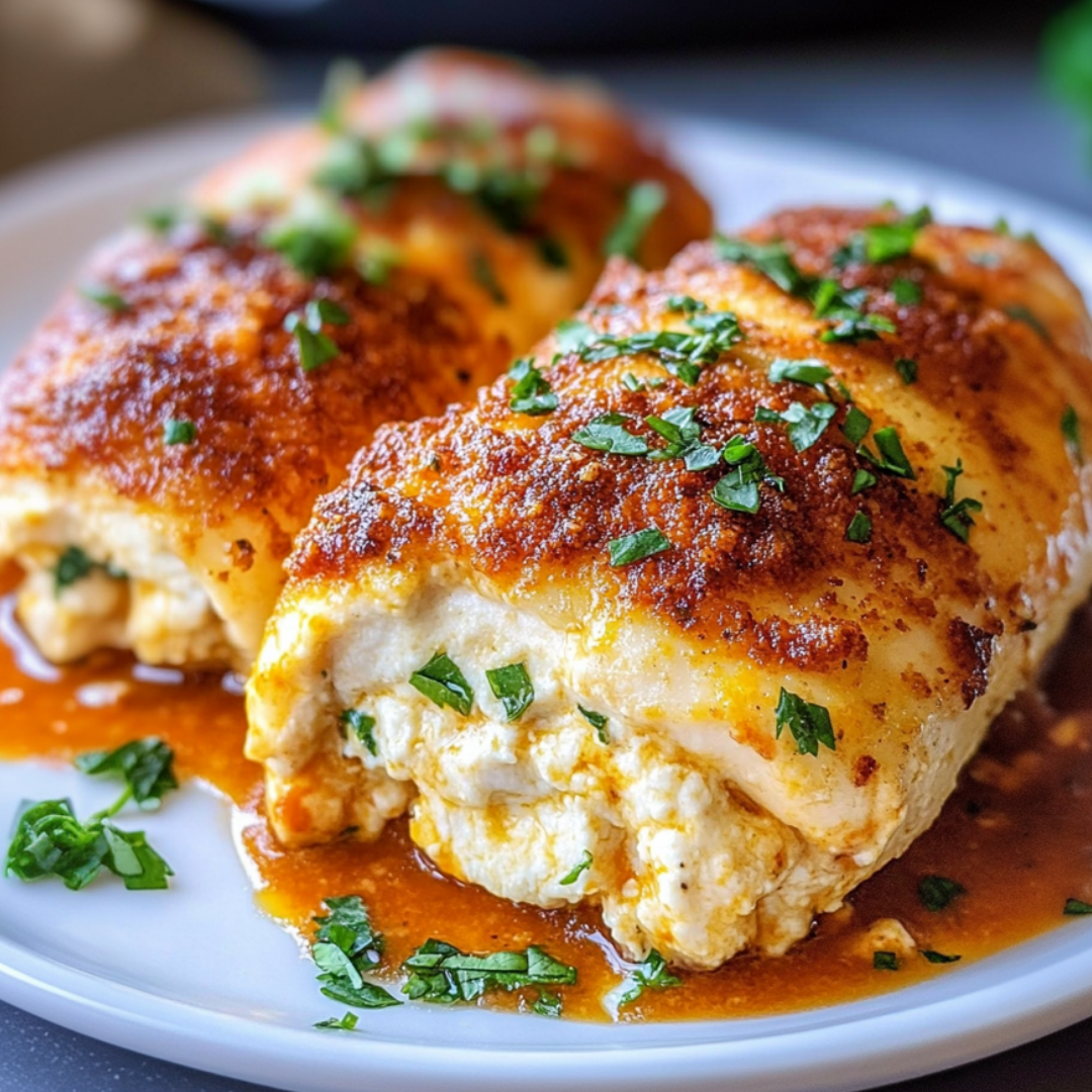 Parmesan Stuffed with Cream Cheese