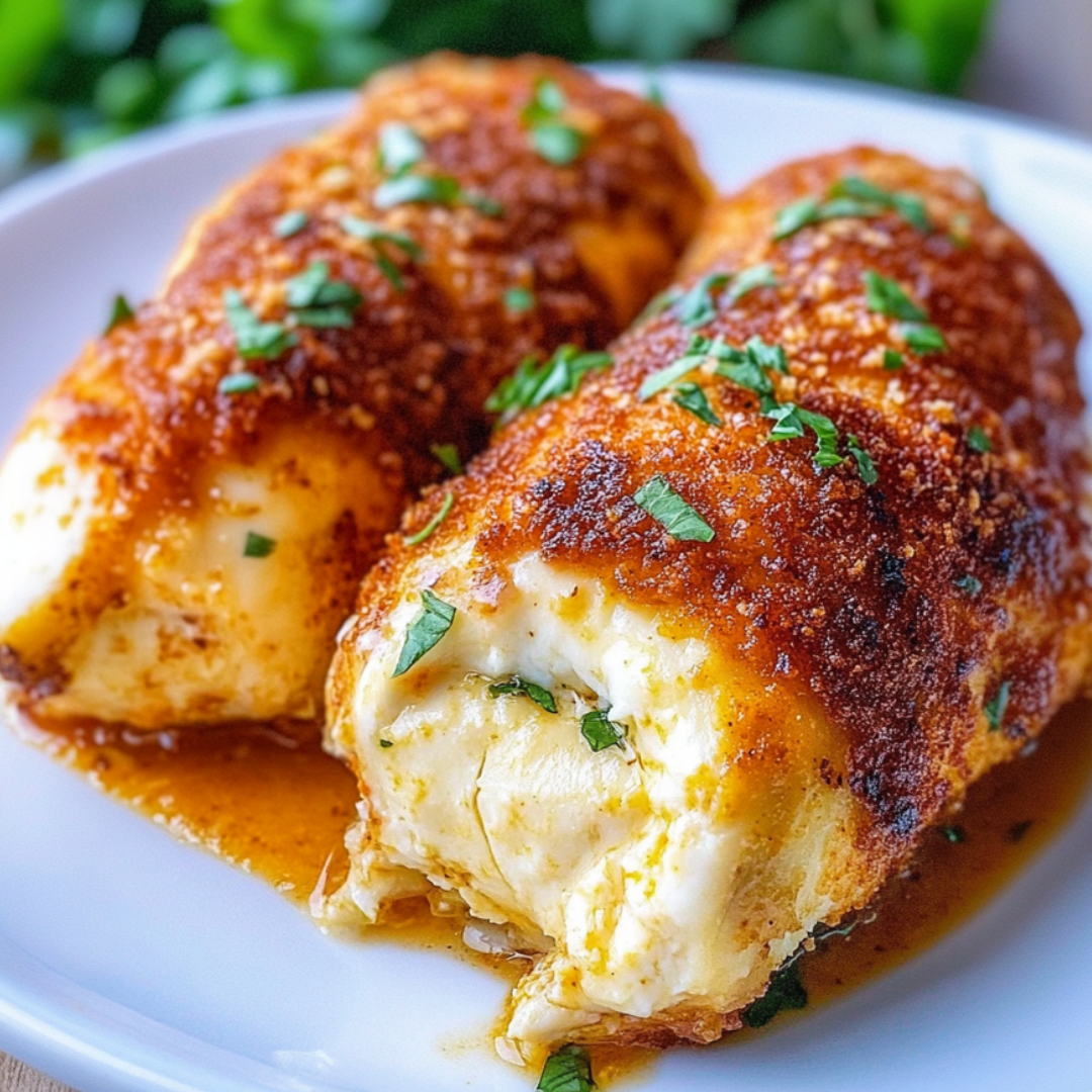 Parmesan Stuffed with Cream Cheese