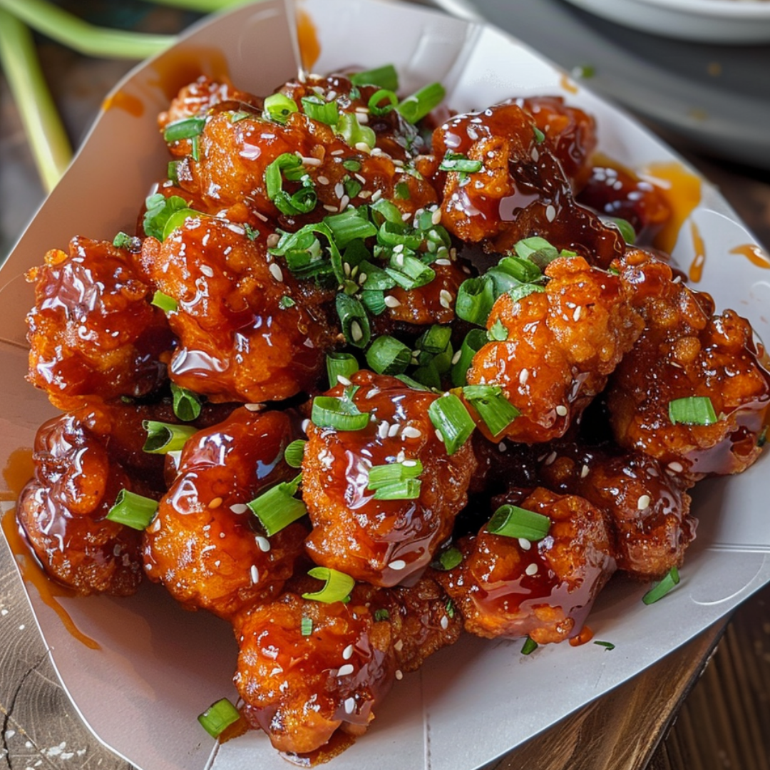 Honey BBQ Popcorn Chicken