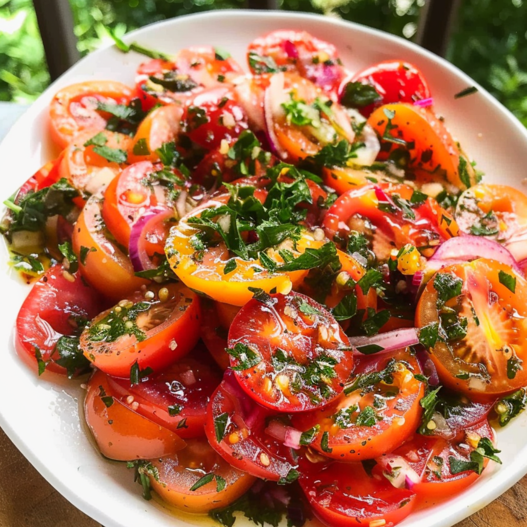 Marinated Tomatoes Salad