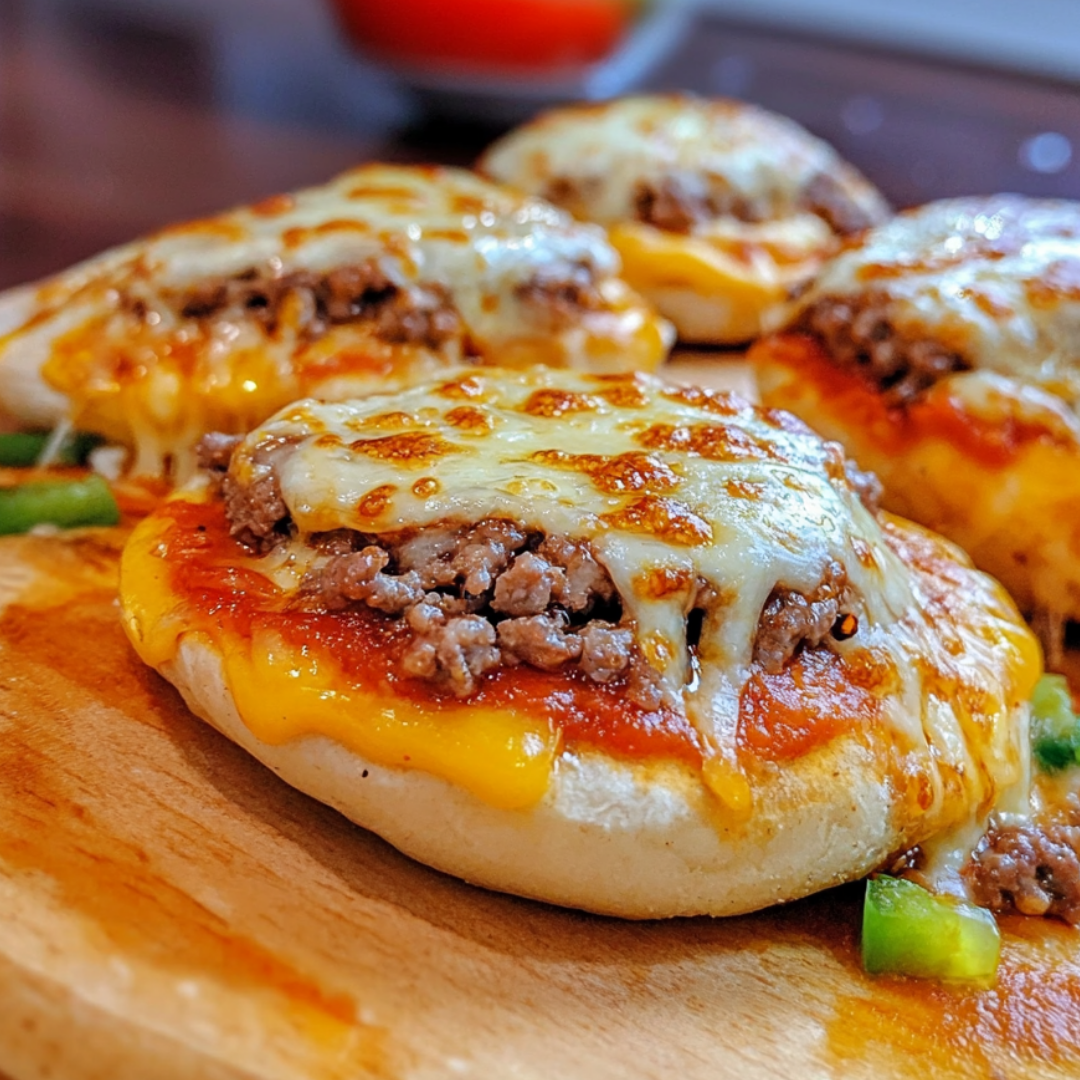Old School Pizza Burgers