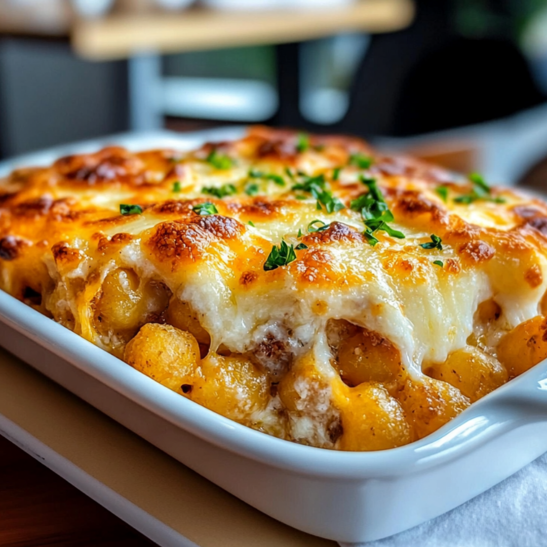 Shepherds Pie Tater Tot Casserole