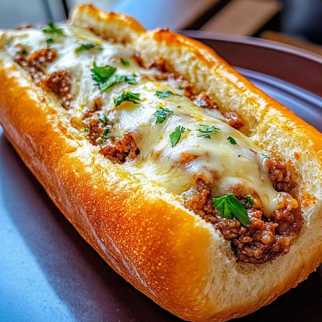 Cheesesteak Stuffed Garlic Bread