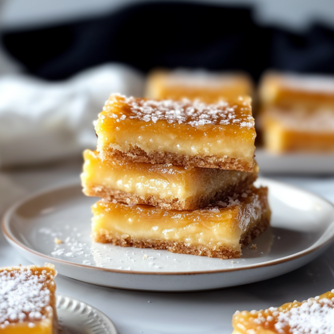 Ooey Gooey Salted Caramel Butter Cake Bars