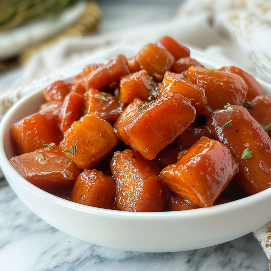 Crockpot Honey Maple Glazed Carrots