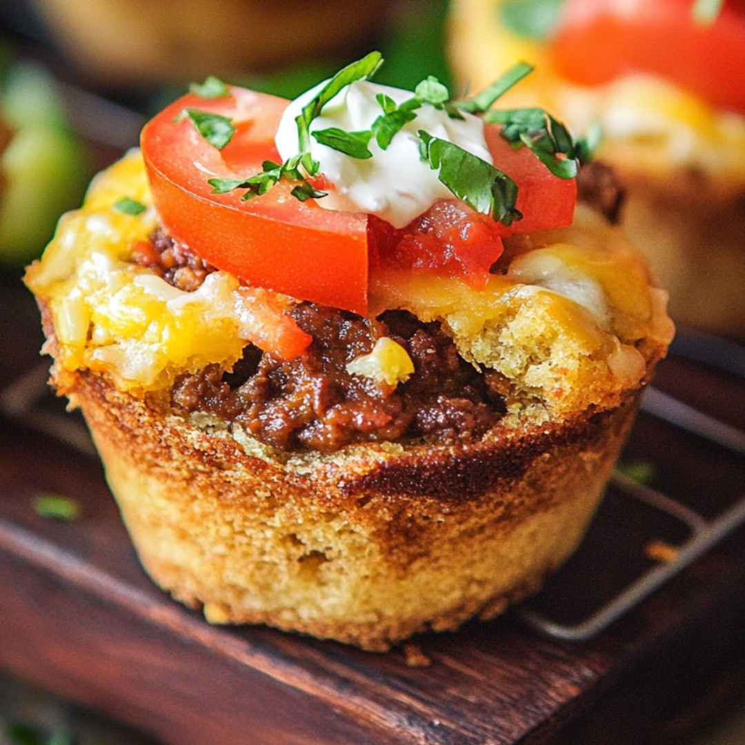 Cornbread Taco Muffins