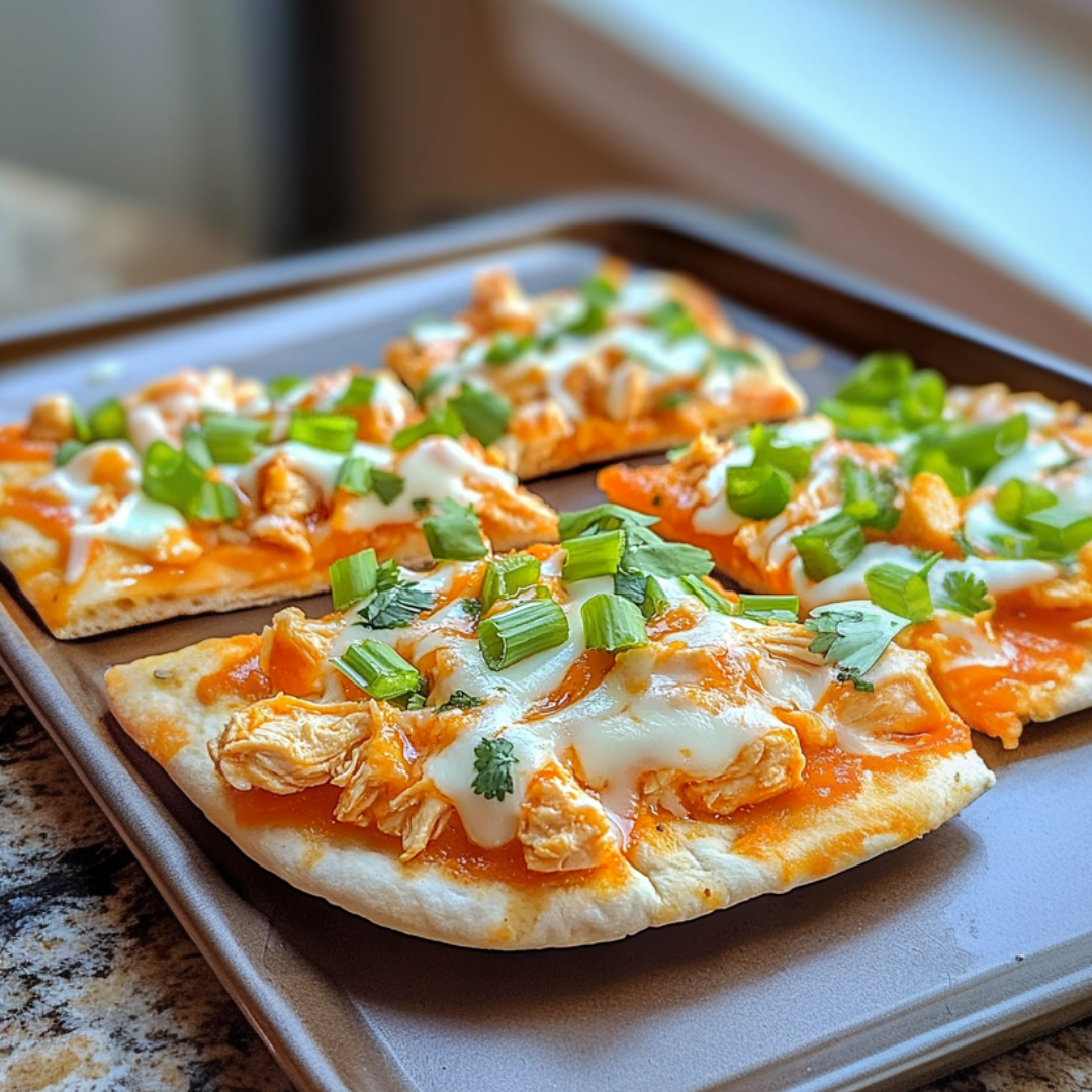 Buffalo Ranch Chicken Flatbread