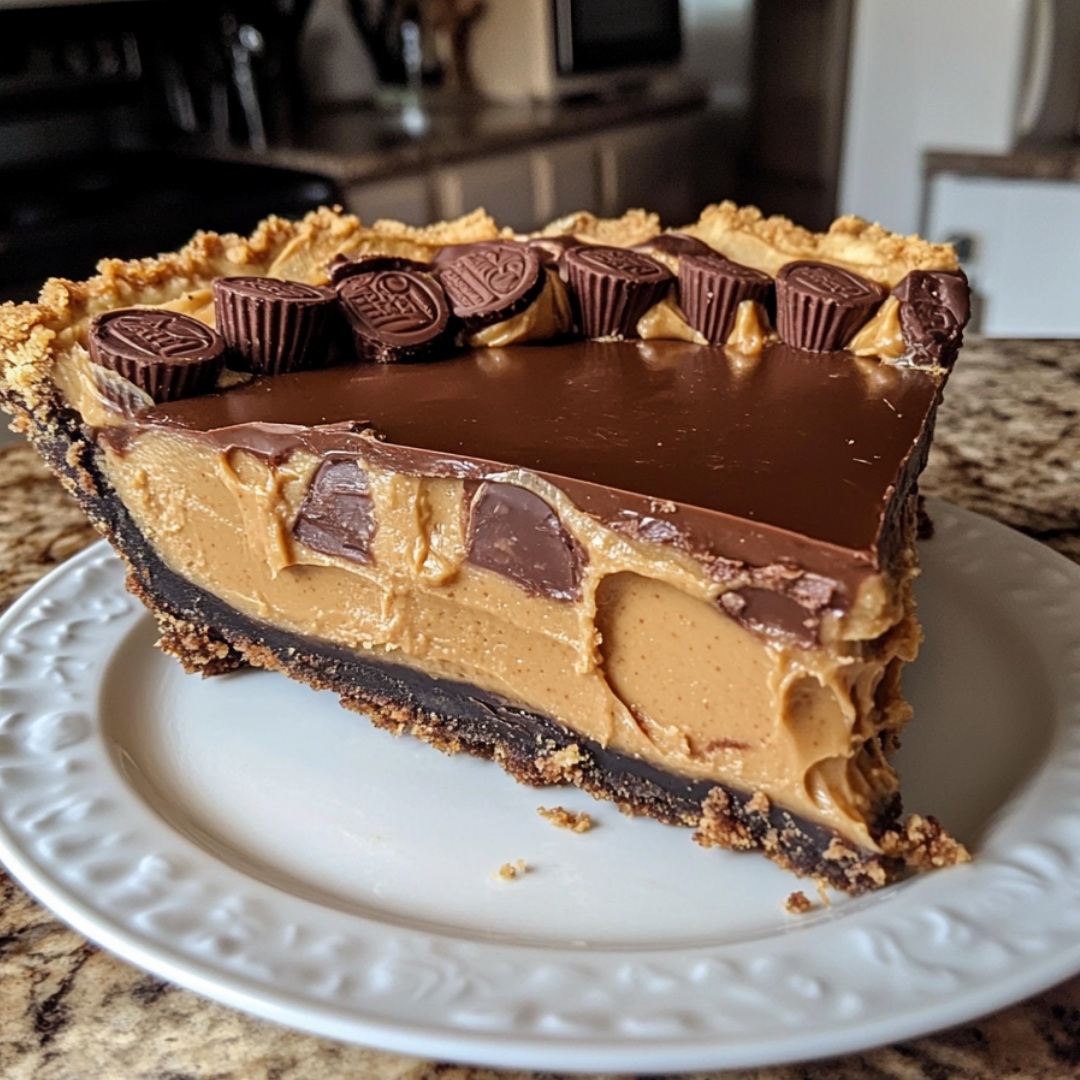 Giant Reese’s Peanut Butter Cup Pie