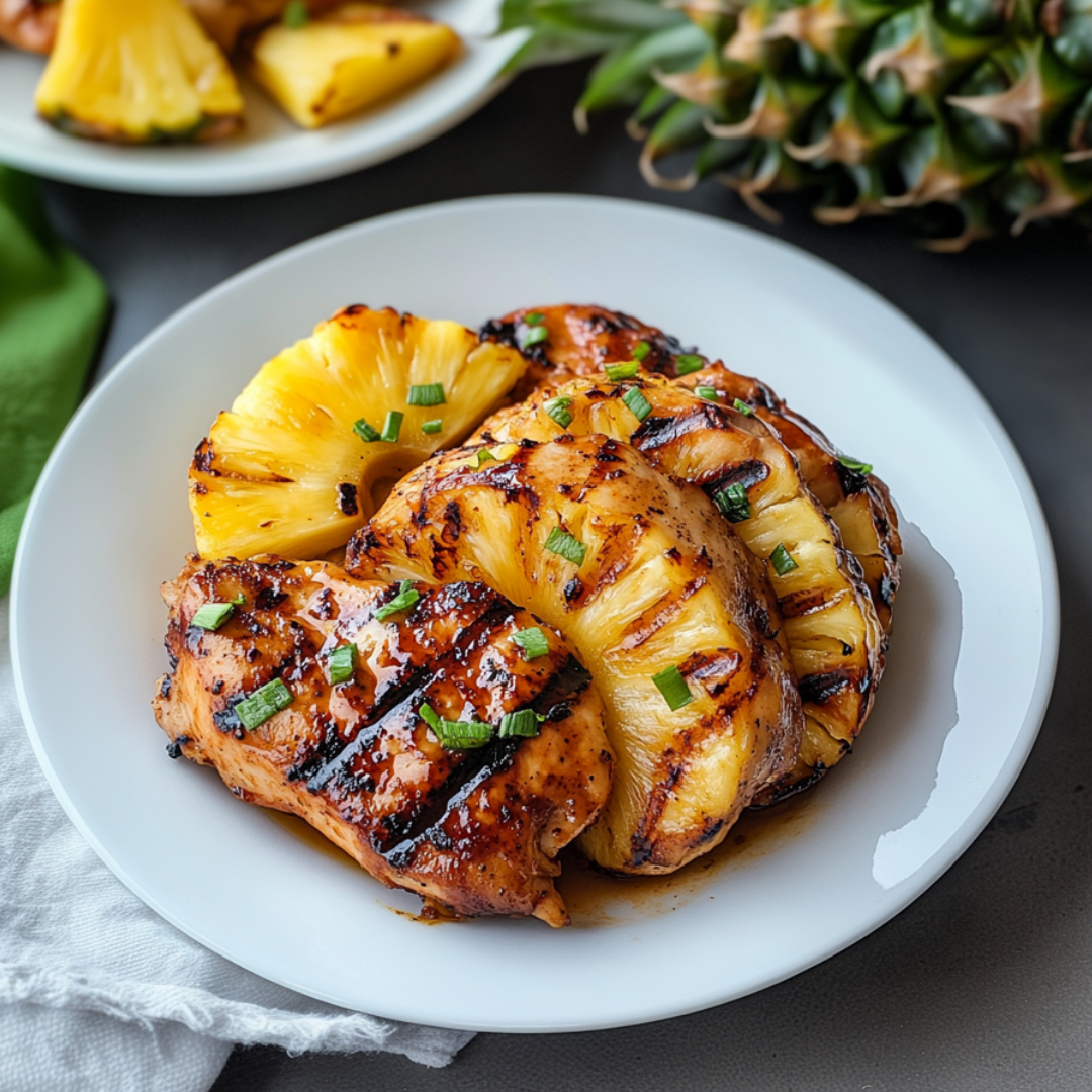 Grilled Chicken and Pineapple
