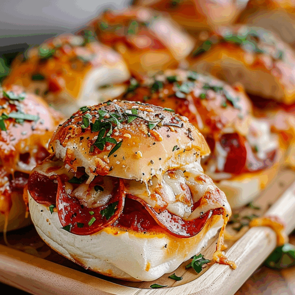 Pepperoni Pizza Sliders