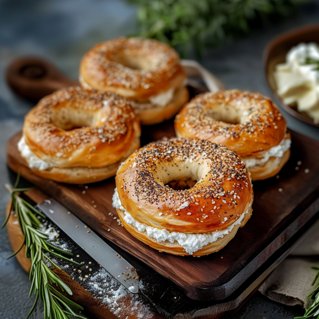 Cottage Cheese Bagels