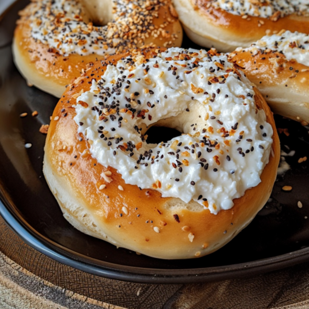 Cottage Cheese Bagels
