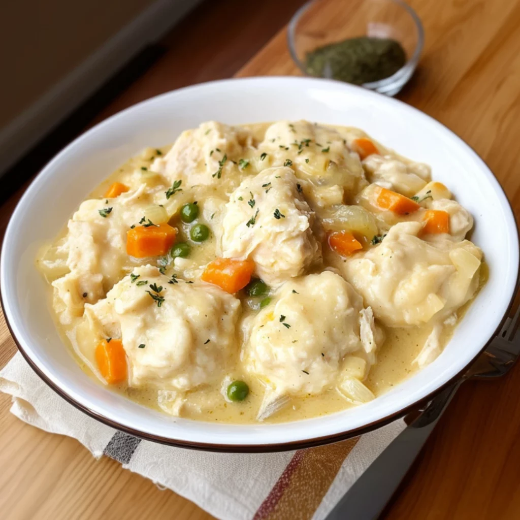 Crockpot Chicken and Dumplings