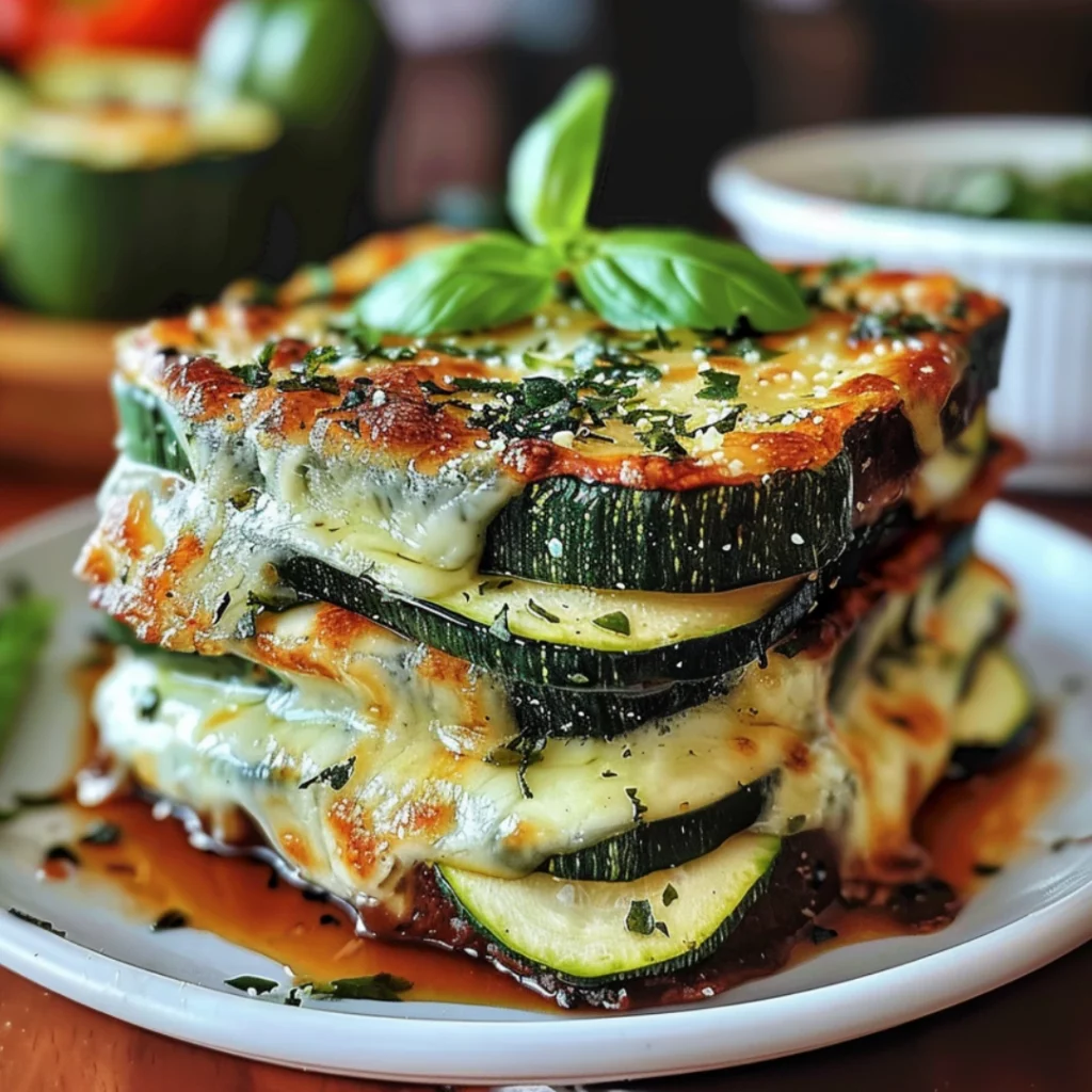 Layered Zucchini Ricotta Melts
