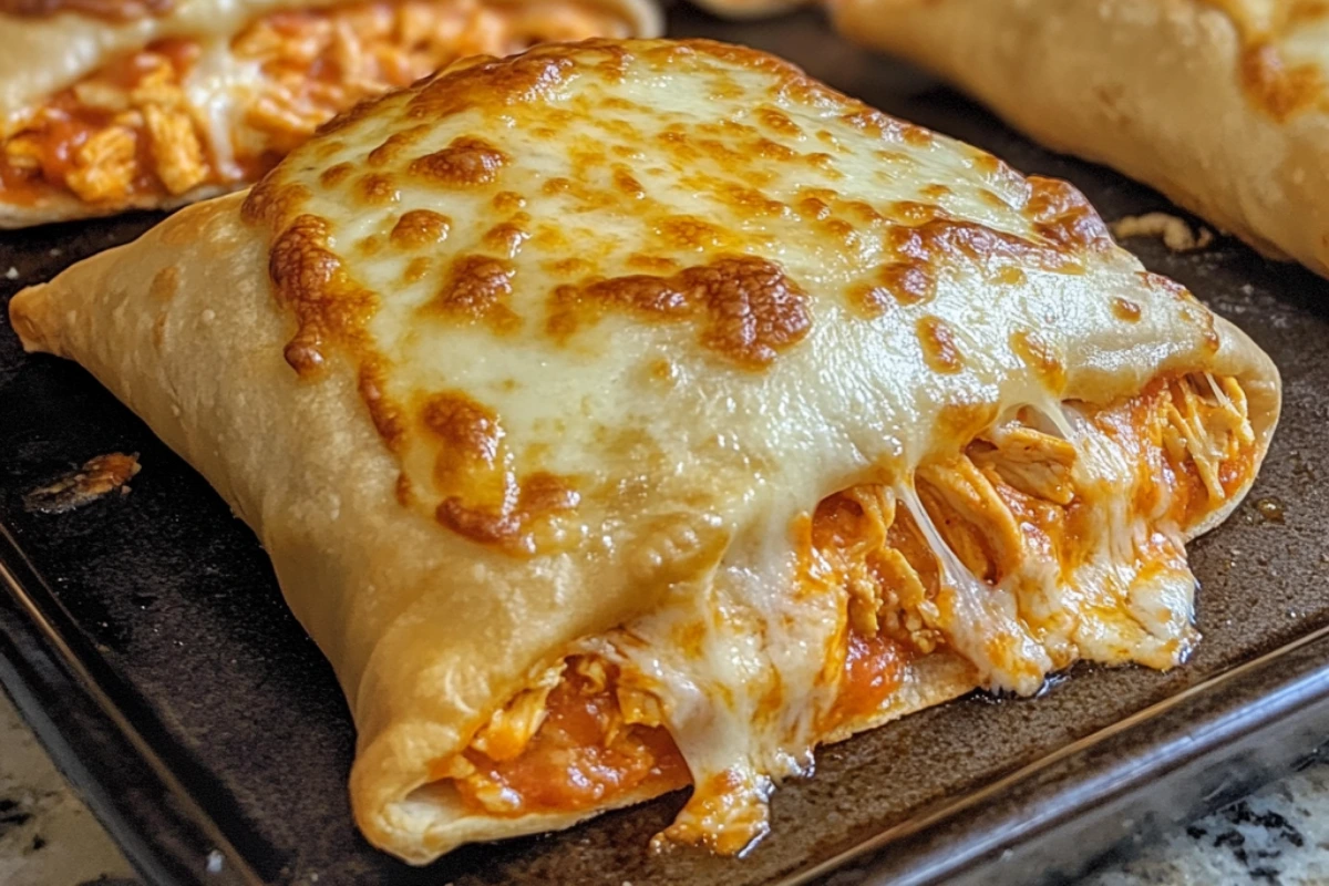 Buffalo Chicken Pizza Pockets