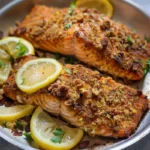 Lemon Almond Crusted Salmon